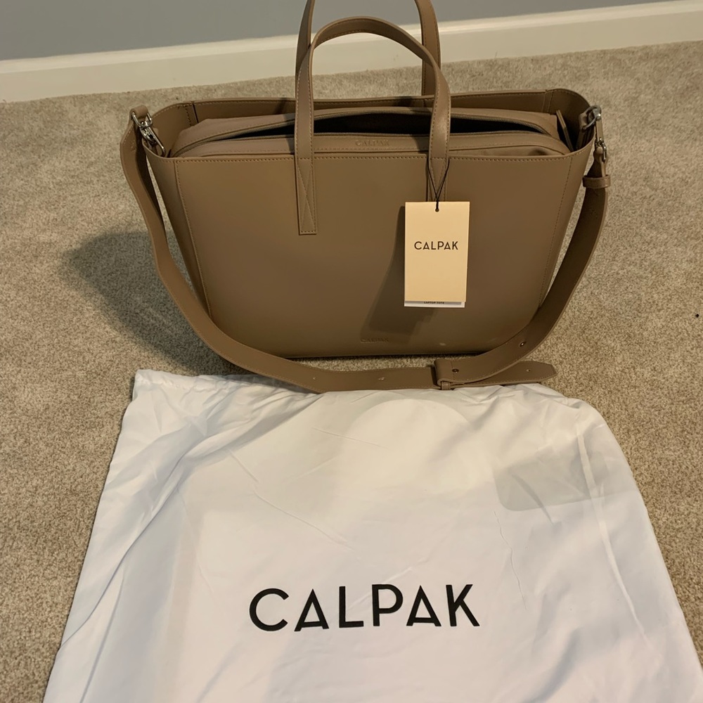 Calpak Haven Tote NWT TAUPE